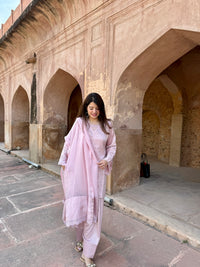 Mahira Rose Pink Farshi Suit Set