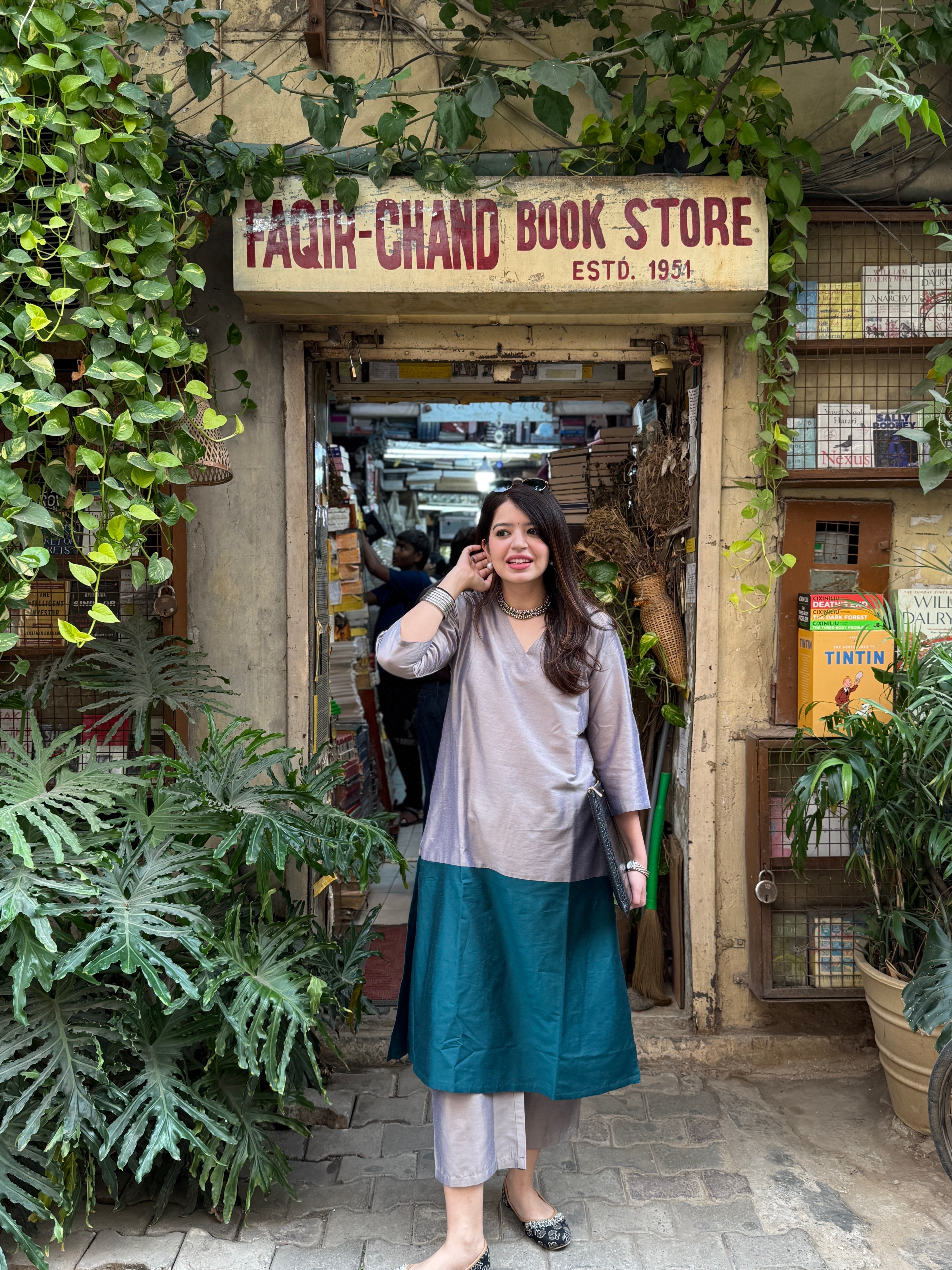 Mehr Emerald Grey Co-ord Set