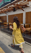 Nazm Yellow Cotton Co-ord Set