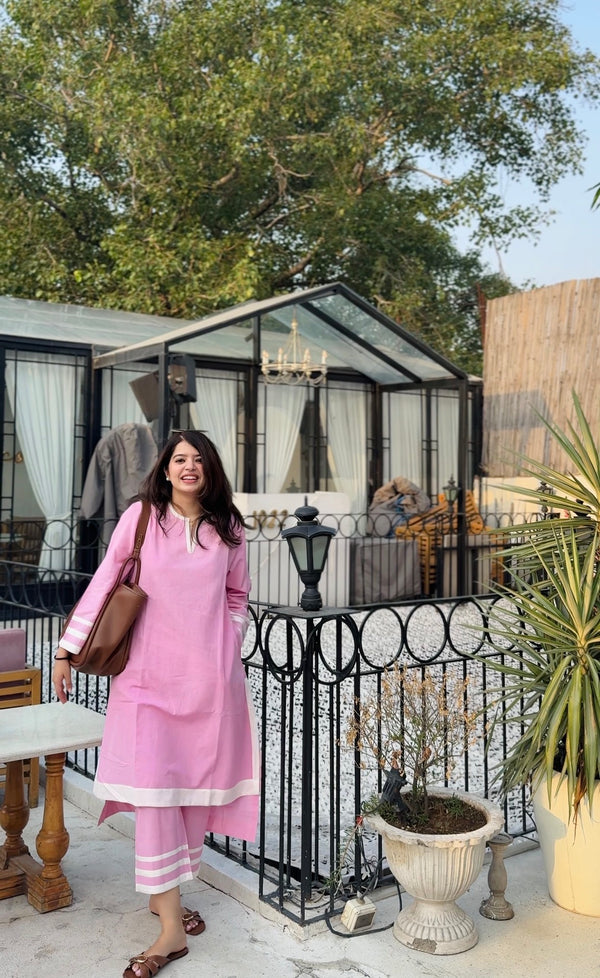 Nazm Pink Coord Set
