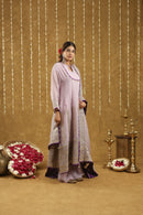 Maya Lilac Anarkali Suit Set