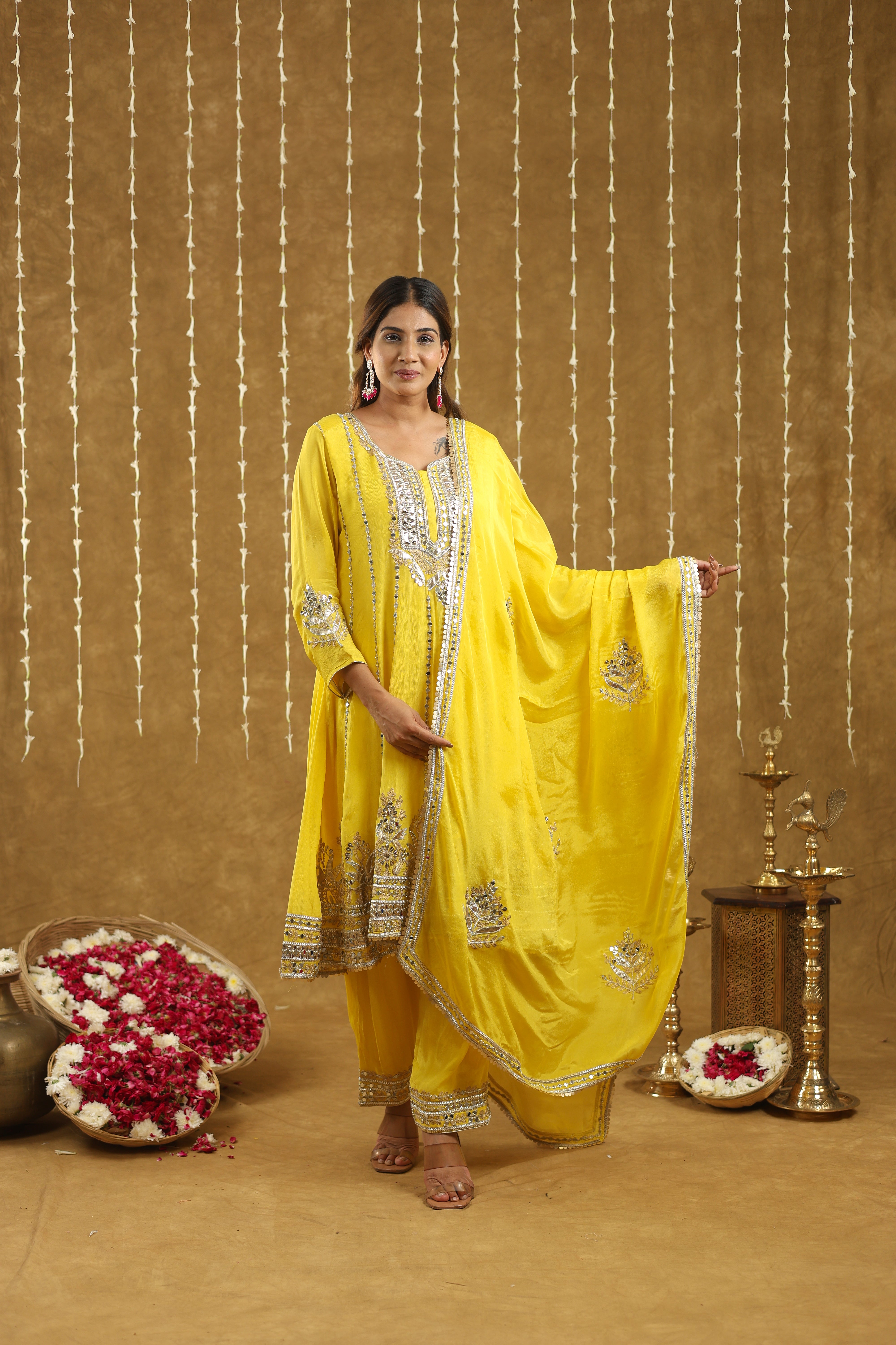 Nayab Yellow Suit Set