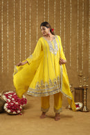 Nayab Yellow Suit Set