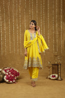 Nayab Yellow Suit Set