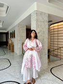 Safa Pink Cotton Suit Set with dupatta