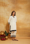 Nazm White Coord Set