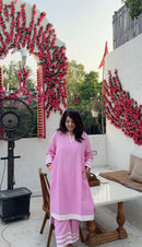 Nazm Pink Coord Set