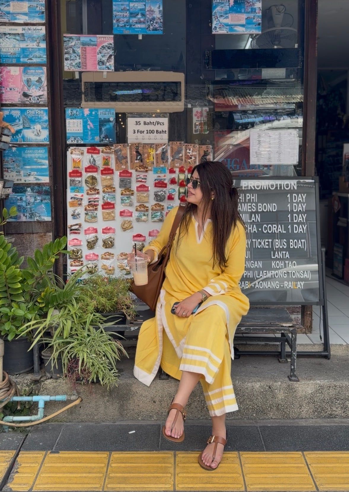 Nazm Yellow Cotton Co-ord Set