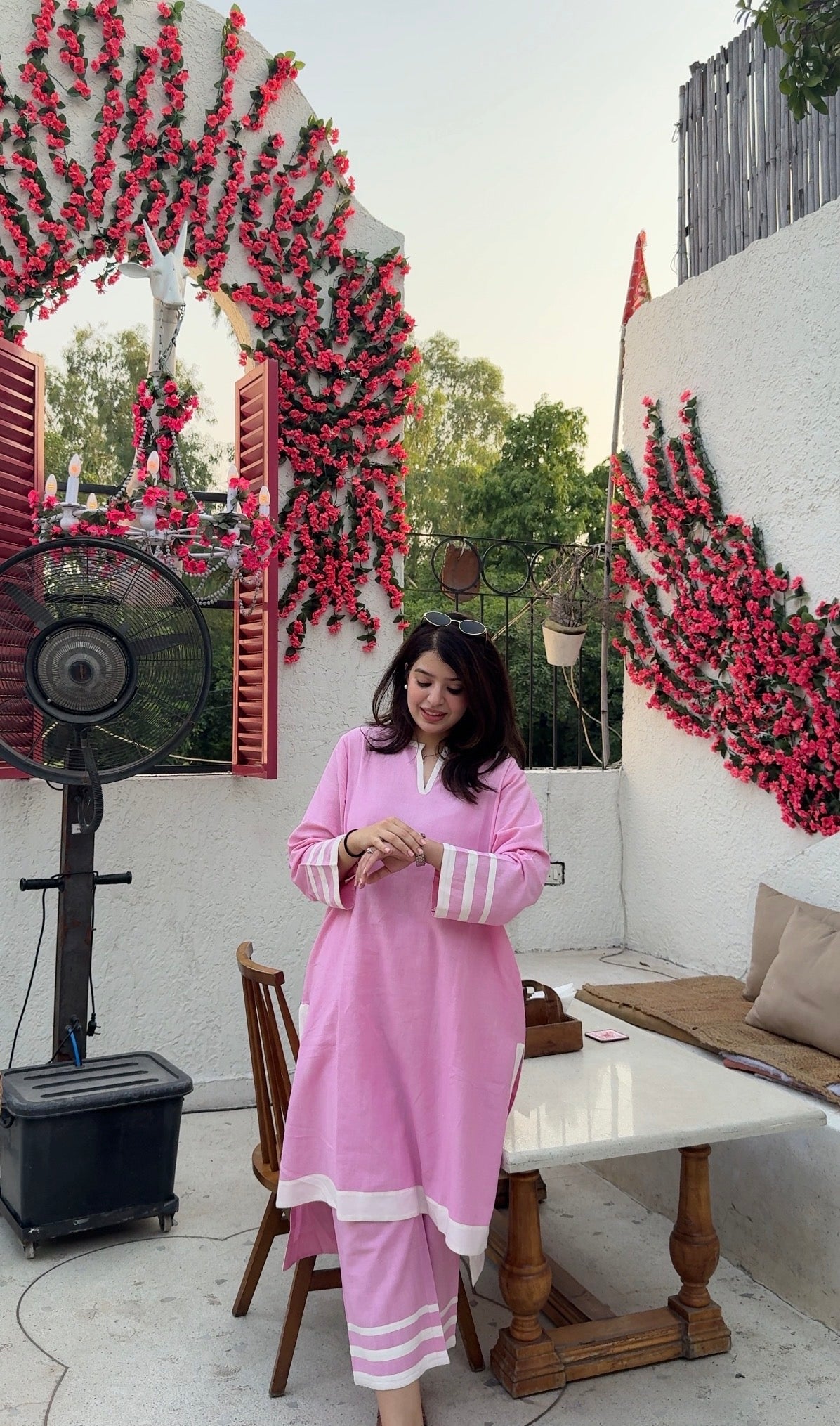 Nazm Pink Coord Set