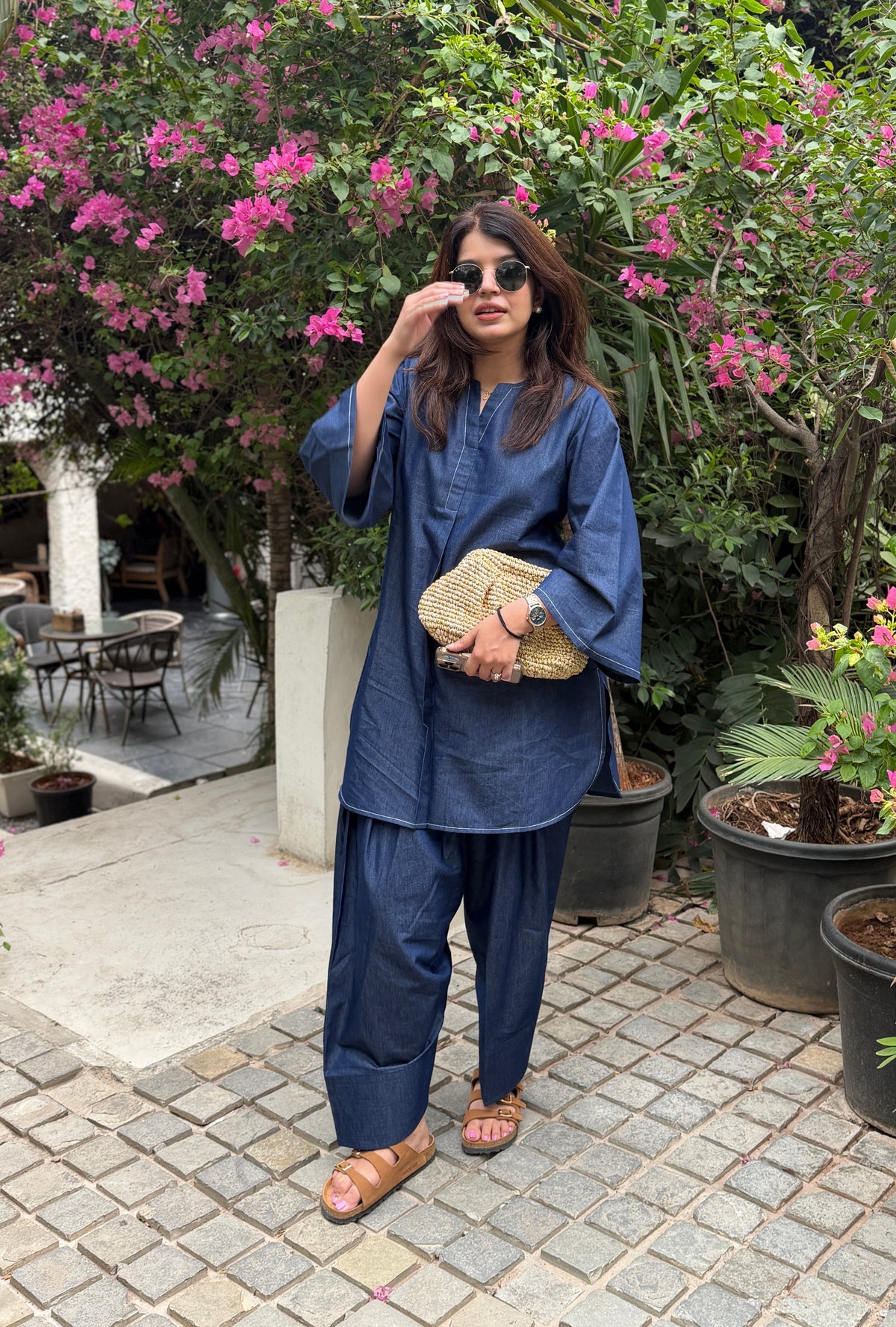 Myra Denim Farshi Coord Set