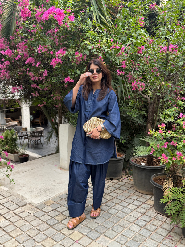 Myra Denim Farshi Coord Set