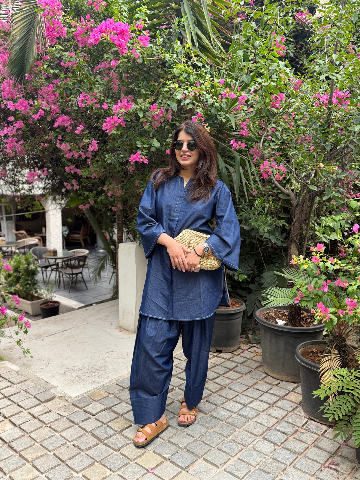 Myra Denim Farshi Coord Set