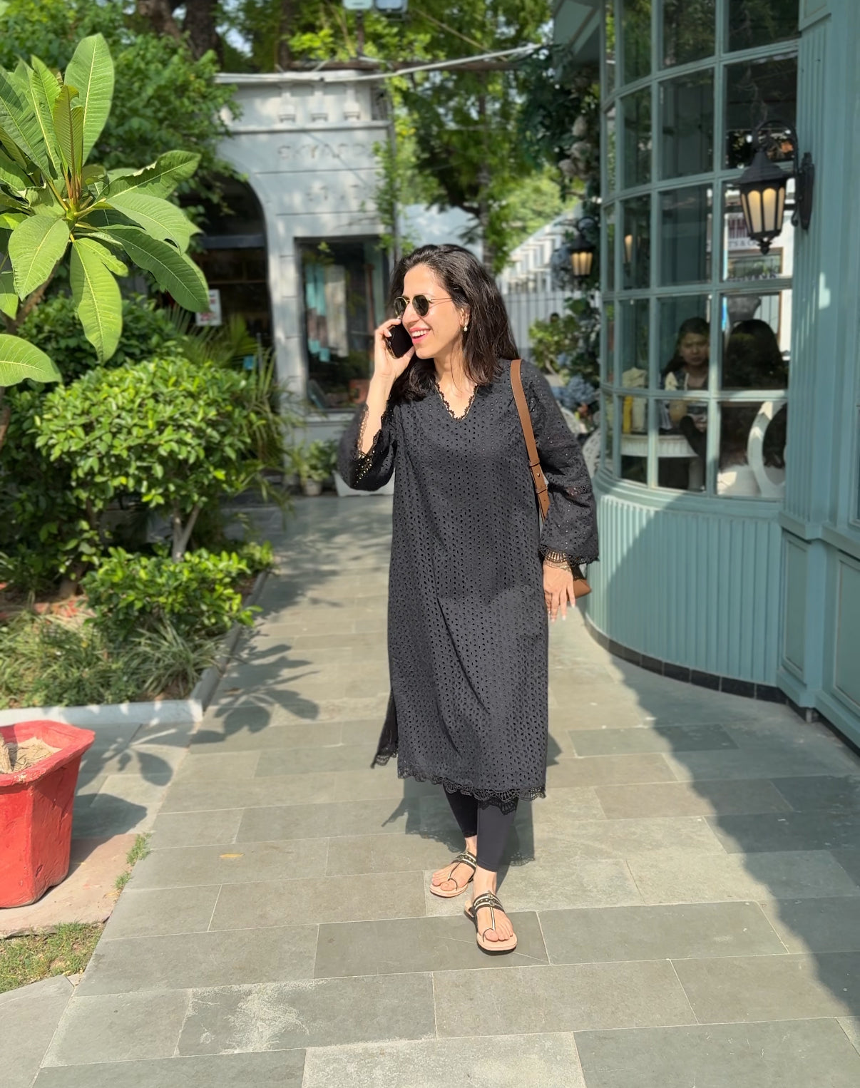 Afreen Black Kurta