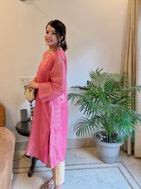 Ira Pink & Gold Striped Tissue Set