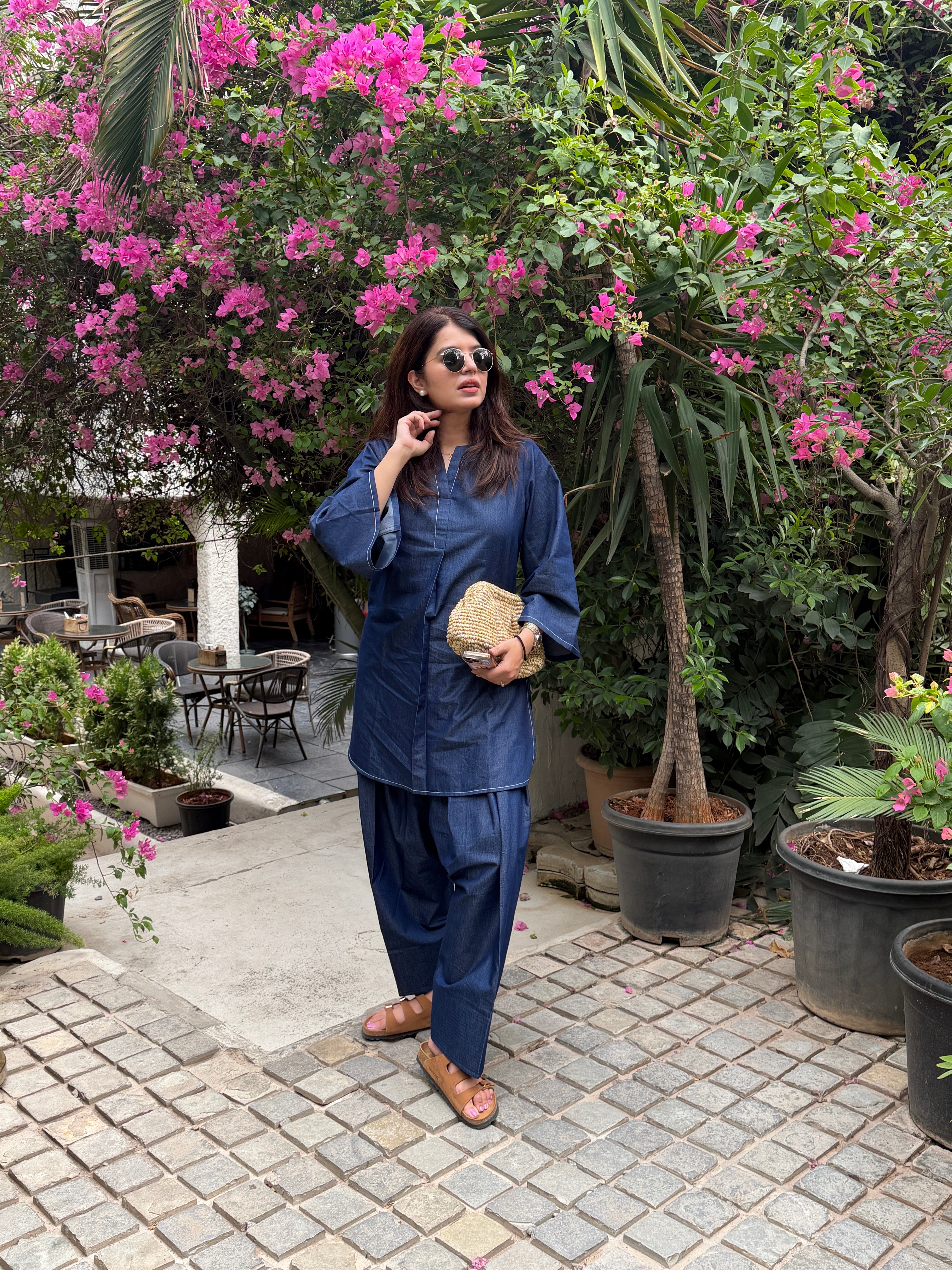 Myra Denim Farshi Coord Set